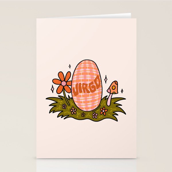 Virgo Easter Egg Stationery Card Gallery Image 2