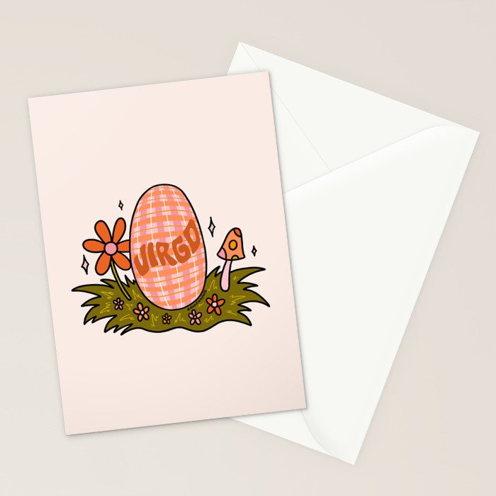 Virgo Easter Egg Stationery Card Gallery Image 2