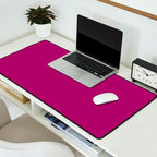 NOW MAGENTA SOLID COLOR Desk Mat Gallery Image 2