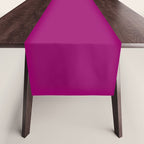 NOW MAGENTA SOLID COLOR Table Runner Gallery Image 1