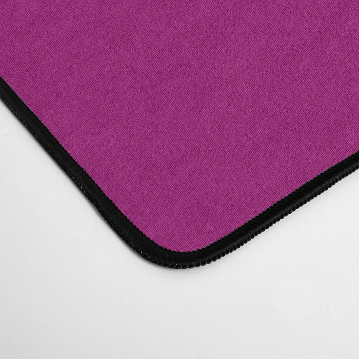 NOW MAGENTA SOLID COLOR Desk Mat Gallery Image 4