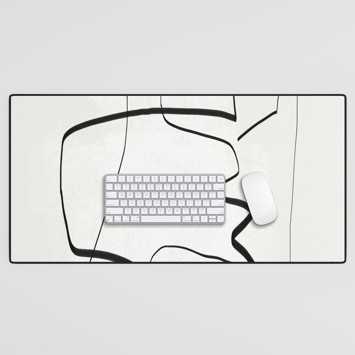 Abstract line art 6 Desk Mat Gallery Image 1