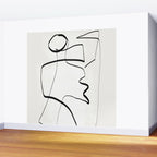 Abstract line art 6 Wall Mural Gallery Image 2