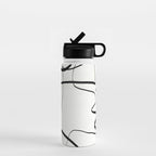 Abstract line art 6 Water Bottle Gallery Image 1