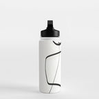 Abstract line art 6 Water Bottle Gallery Image 3