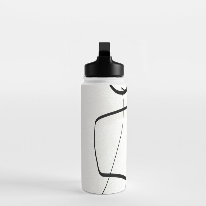 Abstract line art 6 Water Bottle Gallery Image 3