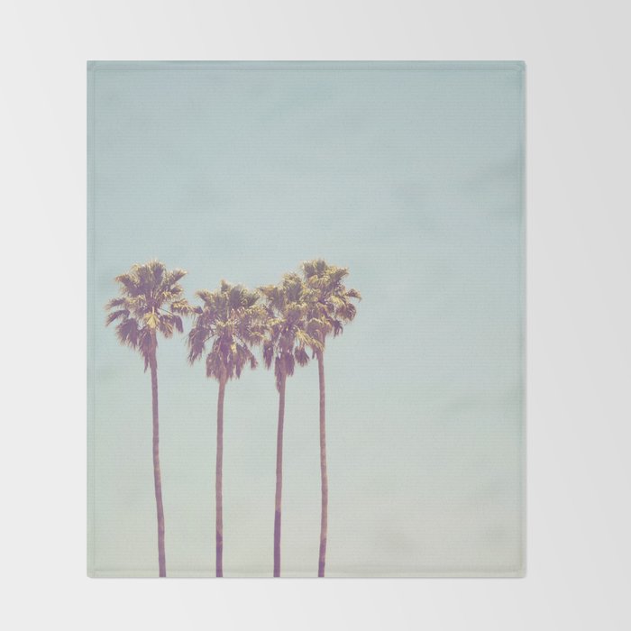 Palm Tree Throw Blanket Gallery Image 2