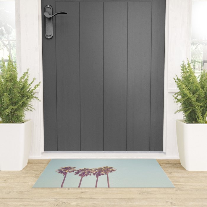 Palm Tree Welcome Mat Gallery Image 3