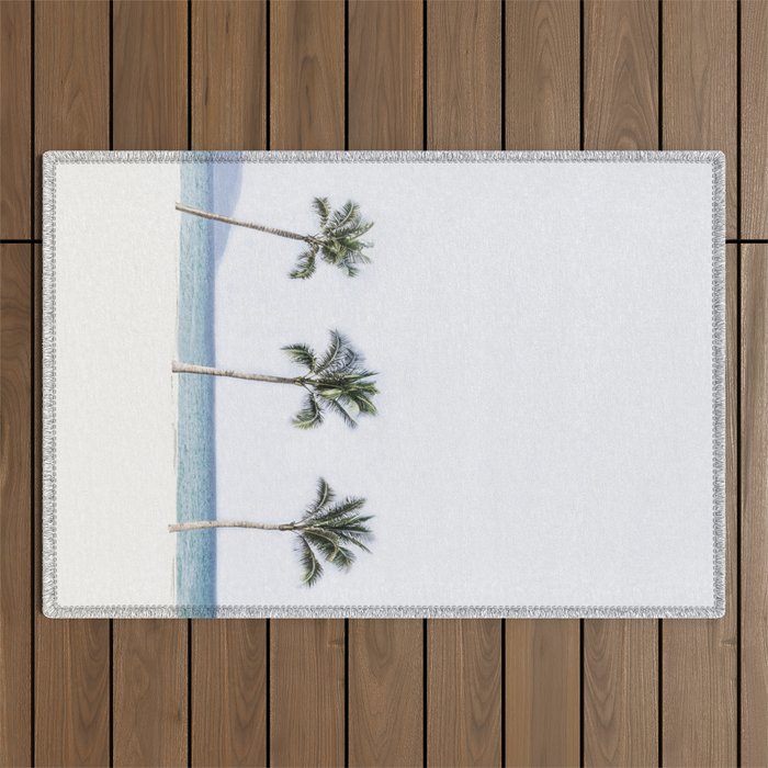 Palm trees 6 Outdoor Rug Gallery Image 1