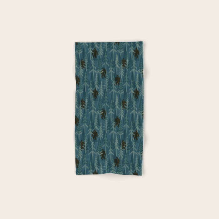 Subtle Sasquatch - Spruce Bath Towel Gallery Image 1