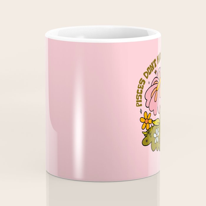 Pisces Flower Coffee Mug Gallery Image 4