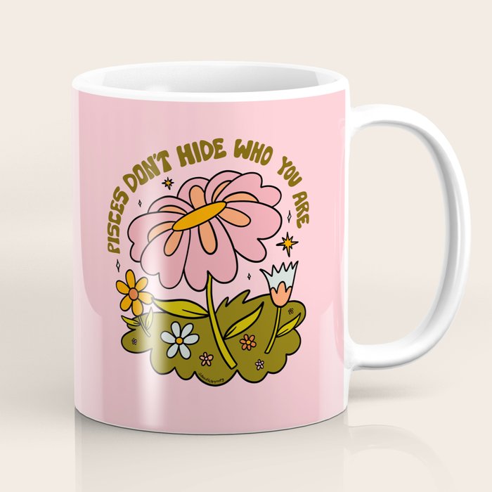 Pisces Flower Coffee Mug Gallery Image 1