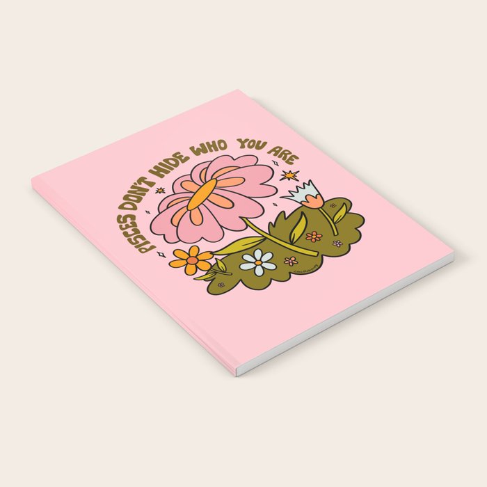 Pisces Flower Notebook Gallery Image 1