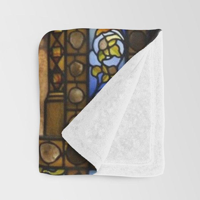 Louis Comfort Tiffany - Decorative stained glass 14. Throw Blanket Gallery Image 3