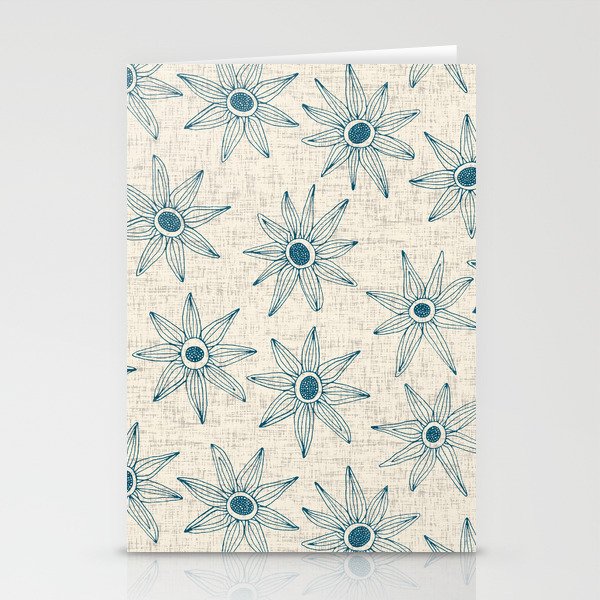 sema cream blue Stationery Card Gallery Image 2