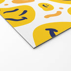 Yellow Dripping Smiley Faces Welcome Mat Gallery Image 2
