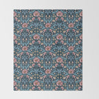 Romantic Botanica - Carnation Throw Blanket Gallery Image 2