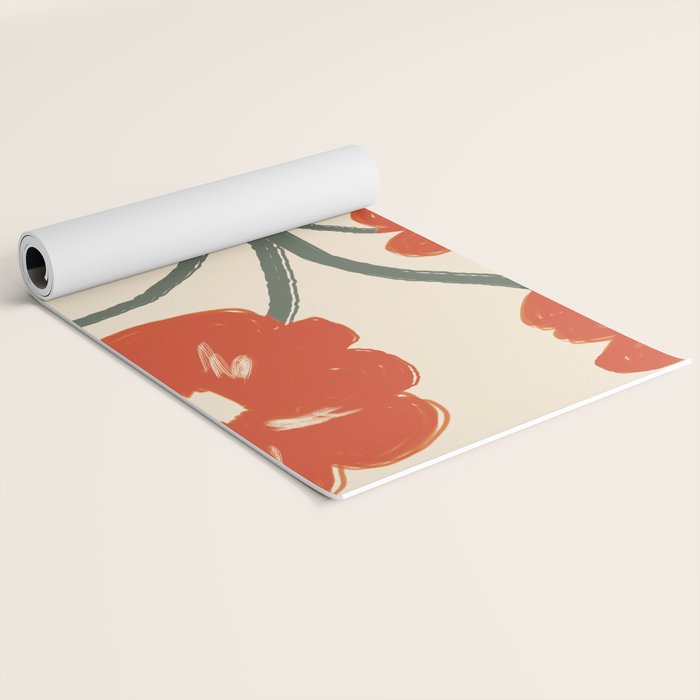 Modern Botanicals No 5 Yoga Mat Gallery Image 2