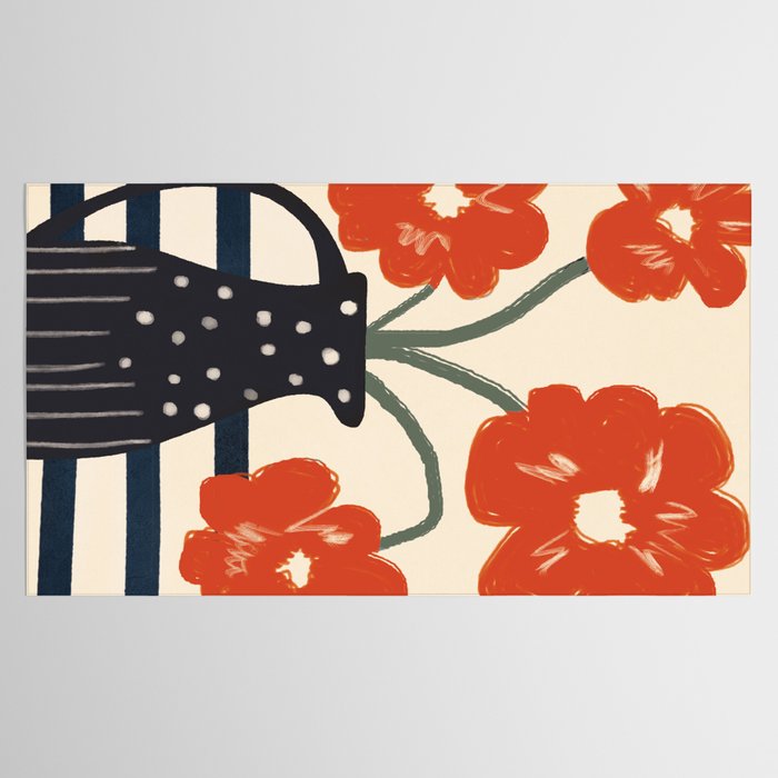 Modern Botanicals No 5 Tablecloth Gallery Image 2