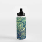 Green Leaves Water Bottle Gallery Image 2