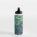 Green Leaves Water Bottle Gallery Image 3