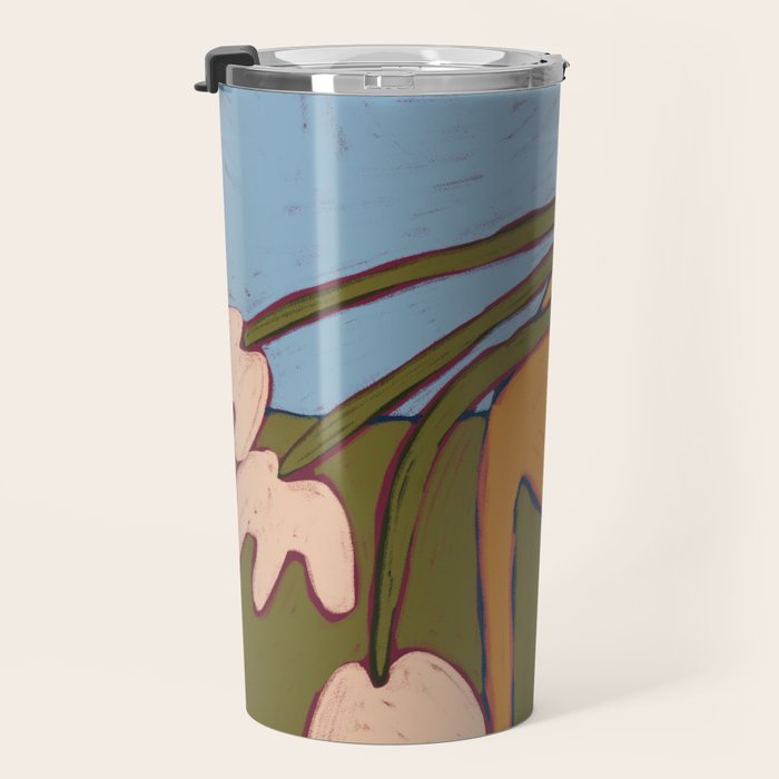 3 Flowers Travel Mug Gallery Image 3
