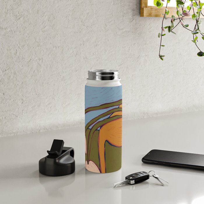 3 Flowers Water Bottle Gallery Image 4