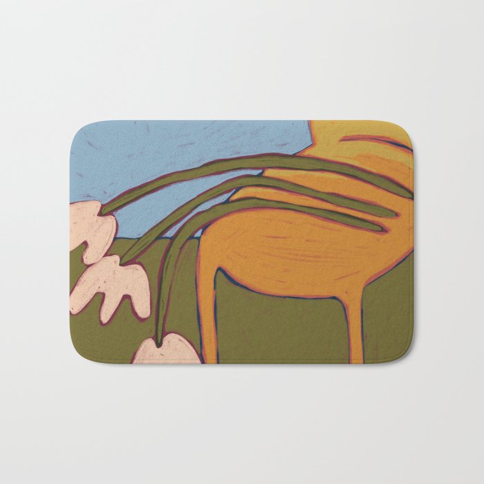 3 Flowers Bath Mat Gallery Image 1