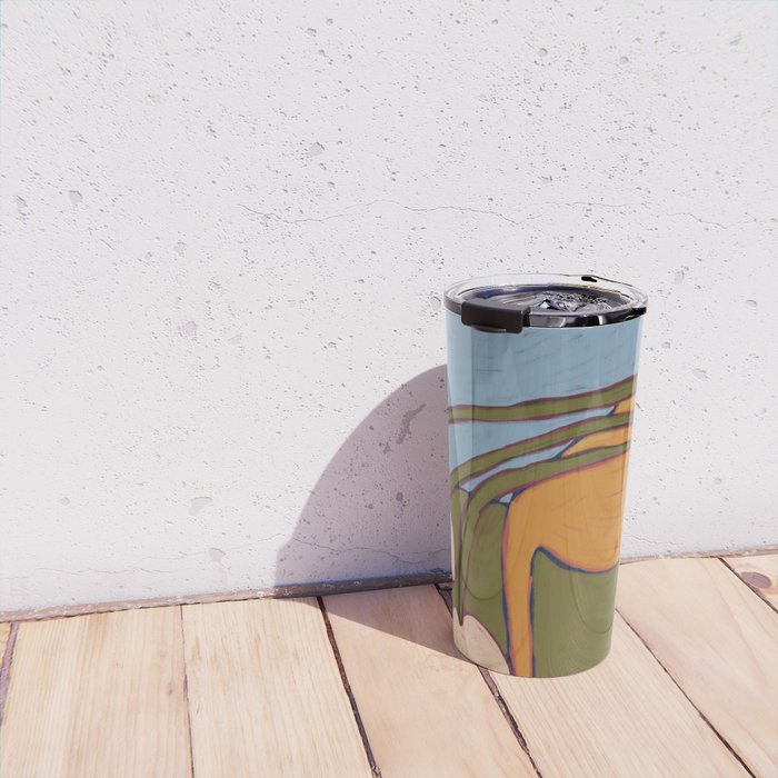 3 Flowers Travel Mug Gallery Image 4