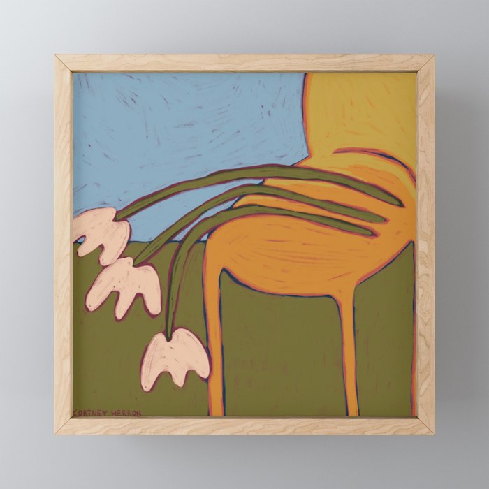 3 Flowers Mini Art Print Gallery Image 1