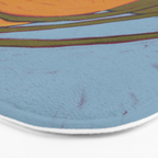 3 Flowers Bath Mat Gallery Image 3