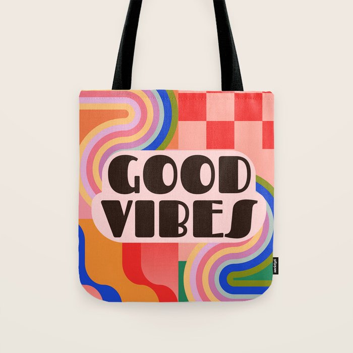 Good Vibes 4 Tote Bag Gallery Image 1