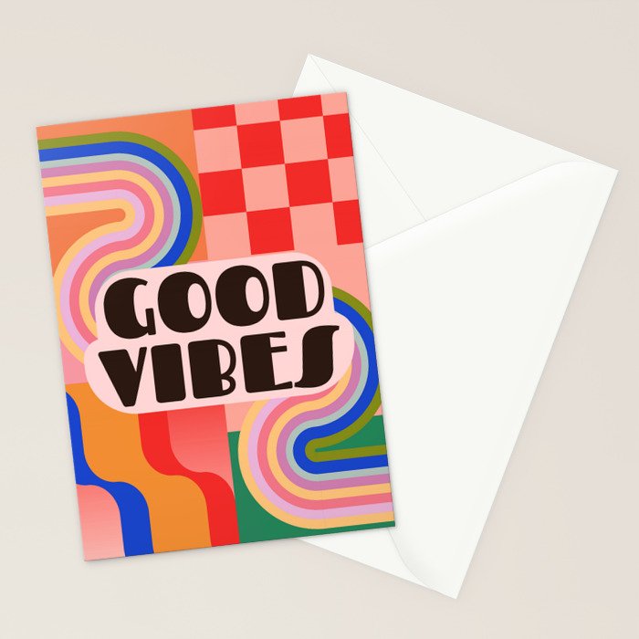 Good Vibes 4 Stationery Card Gallery Image 2