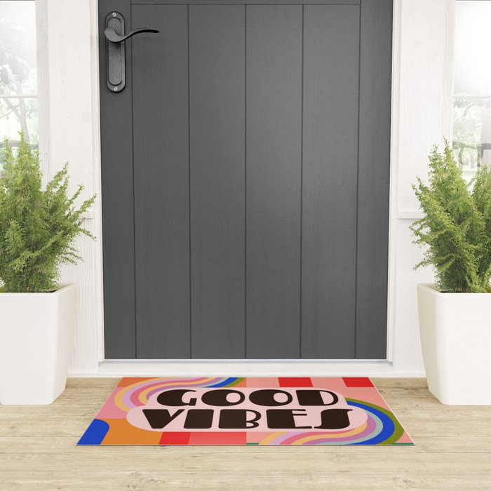 Good Vibes 4 Welcome Mat Gallery Image 3