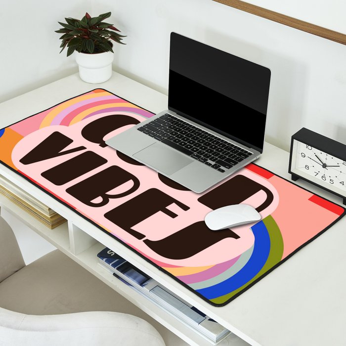 Good Vibes 4 Desk Mat Gallery Image 2
