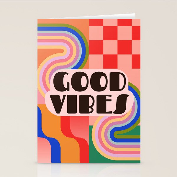 Good Vibes 4 Stationery Card Gallery Image 2