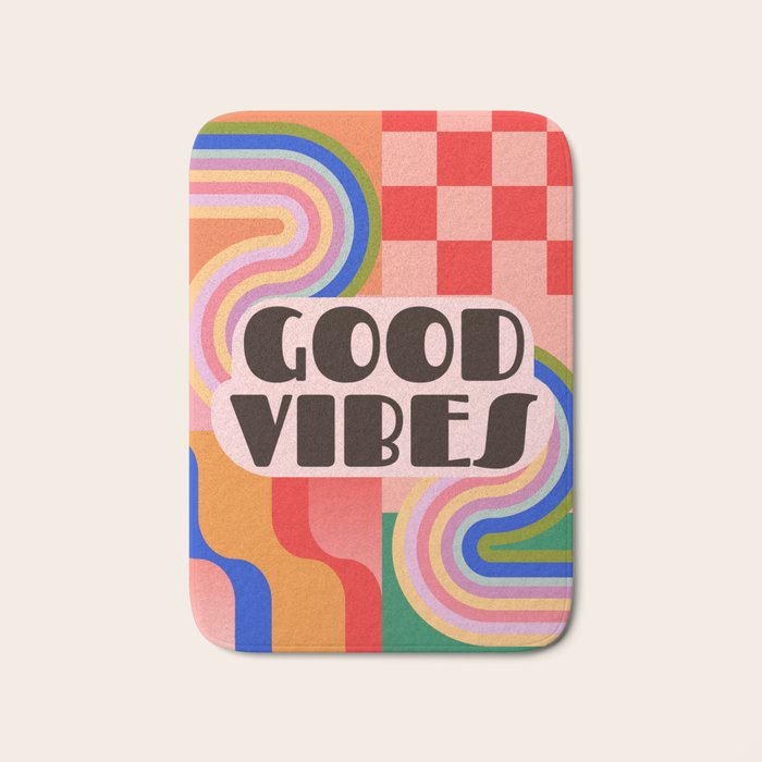 Good Vibes 4 Bath Mat Gallery Image 1