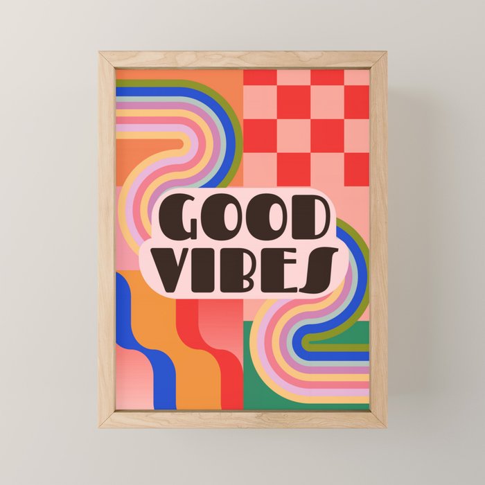 Good Vibes 4 Mini Art Print Gallery Image 1