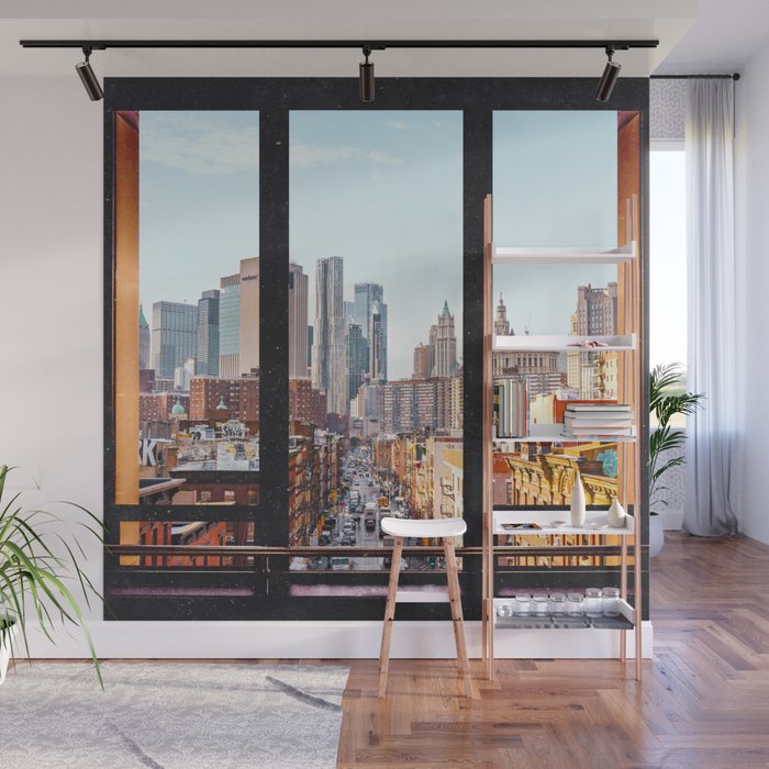 New York City Window Views Wall Mural Gallery Image 1