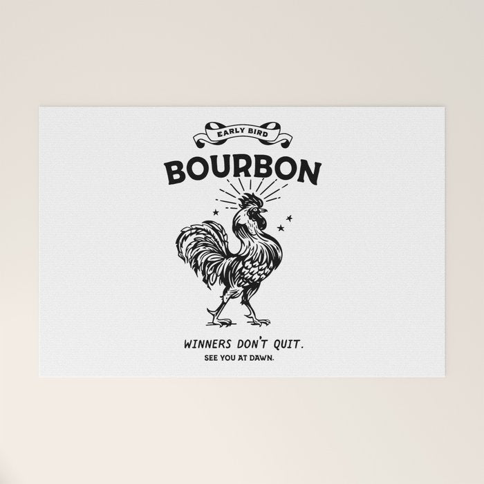 Early Bird Bourbon: Winners Don't Quit Welcome Mat Gallery Image 1