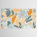 Retro Pastel Gouache Floral Tablecloth Gallery Image 2