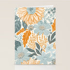 Retro Pastel Gouache Floral Stationery Card Gallery Image 2