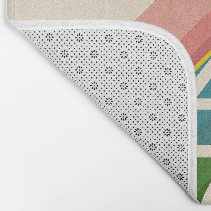 Retro Numbers Bath Mat Gallery Image 2