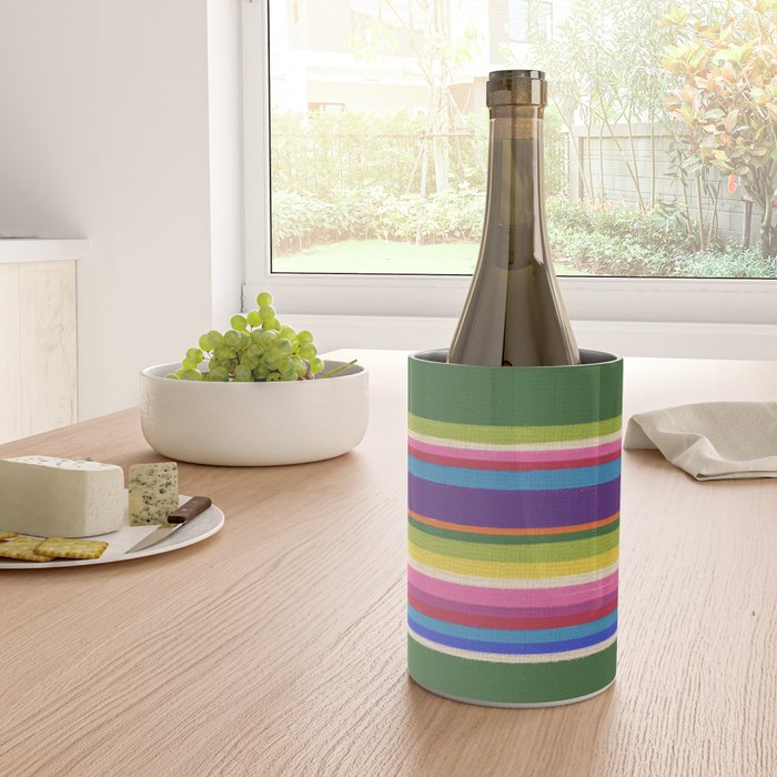 Folk abstract pattern #5 Wine Chiller Gallery Image 4