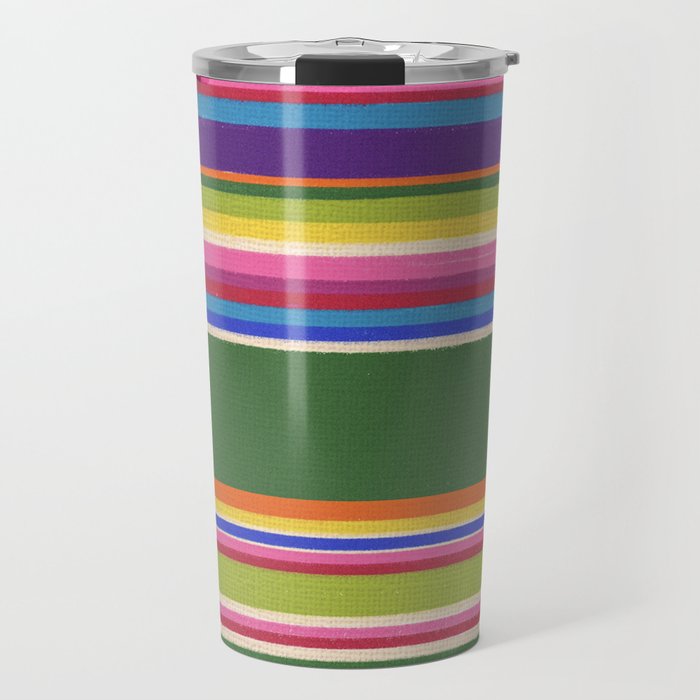 Folk abstract pattern #5 Travel Mug Gallery Image 1