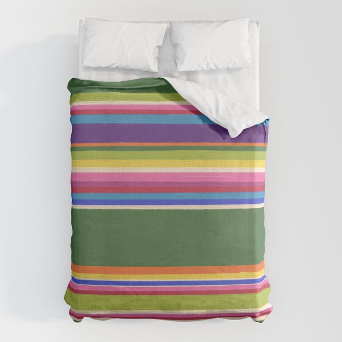 Folk abstract pattern #5 Duvet Cover Gallery Image 1