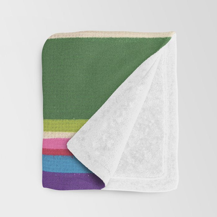 Folk abstract pattern #5 Throw Blanket Gallery Image 3