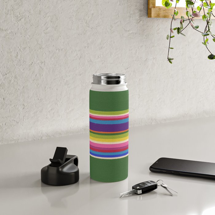 Folk abstract pattern #5 Water Bottle Gallery Image 4