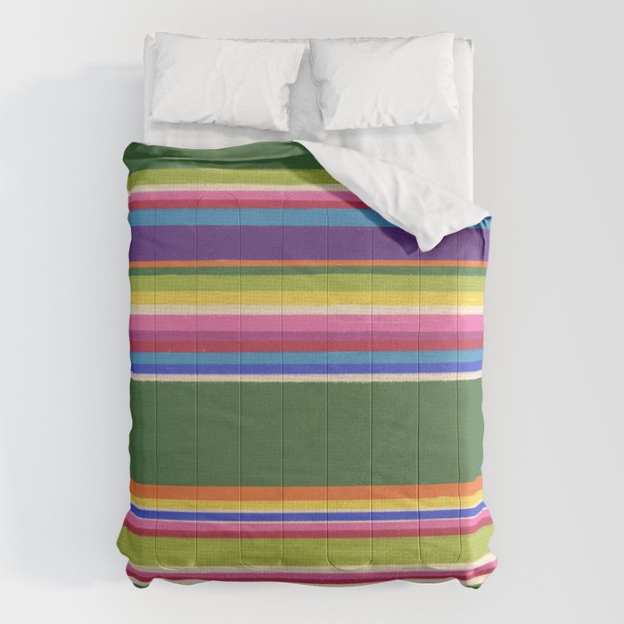 Folk abstract pattern #5 Comforter Gallery Image 1