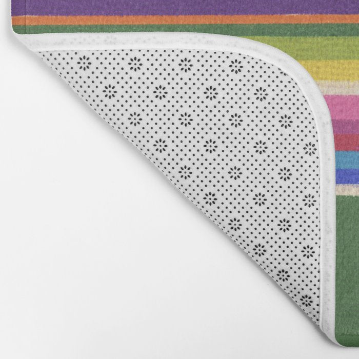 Folk abstract pattern #5 Bath Mat Gallery Image 2